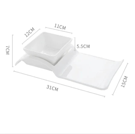 Creative Ceramic Kitchen Plate – Stylish, Durable Dinnerware for Home, Kitchen & Dining