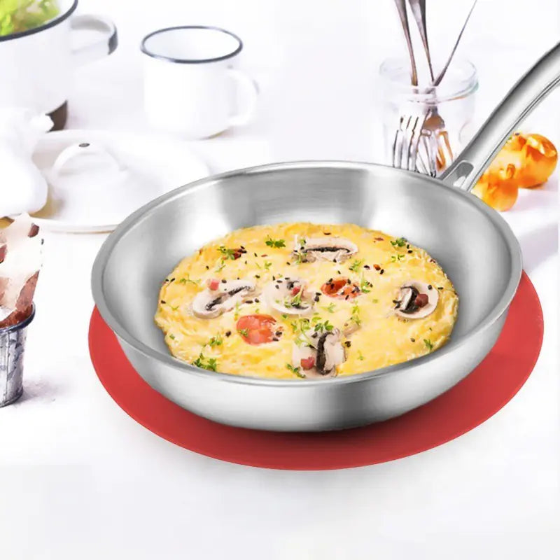 2pcs Silicone Heat Resistant Pads Non Slip Trivet Kitchen Counter Mat