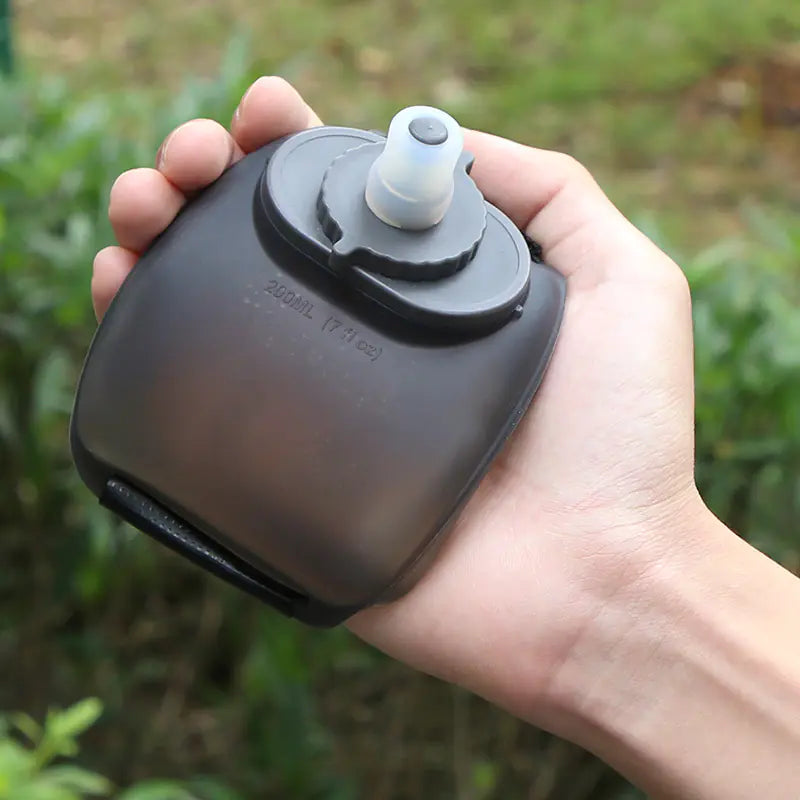 Portable Food-Grade Silicone Water Bottle for Sports