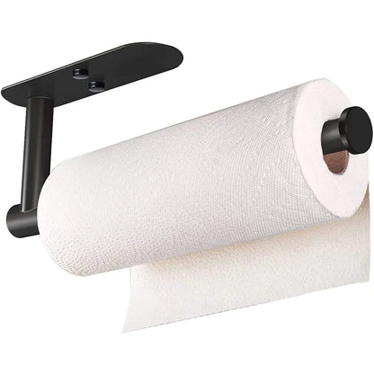 Black 304 Stainless Steel Cabinet Paper Towel Rack