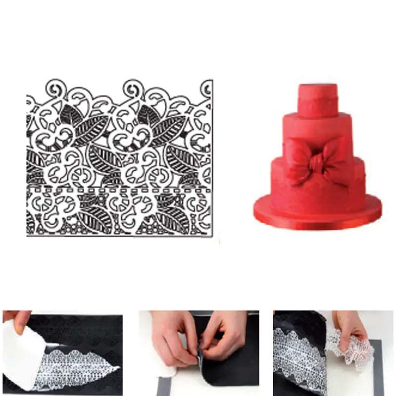Lace Silicone Mat for Cake Decoration and Baking Tools