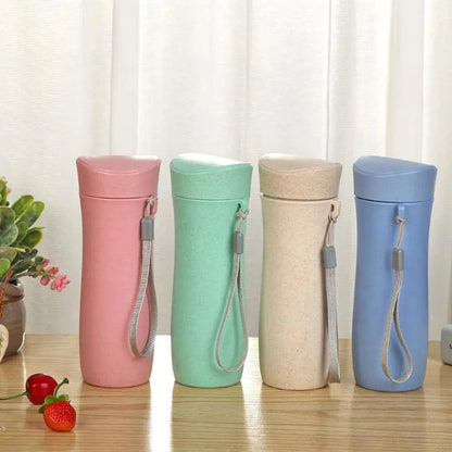 Wheat Straw Travel Mug - Student Gift with Logo Print