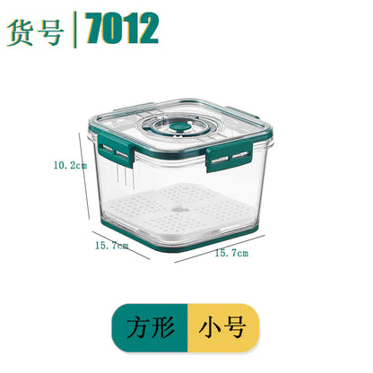 Square PET Freezer Storage Box Set for Kitchen