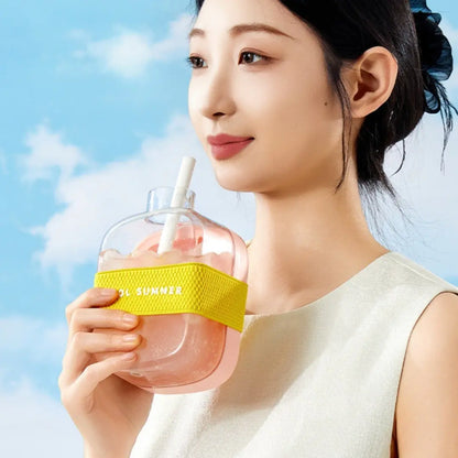 Instant Ice Maker & Cooling Cup with Straw