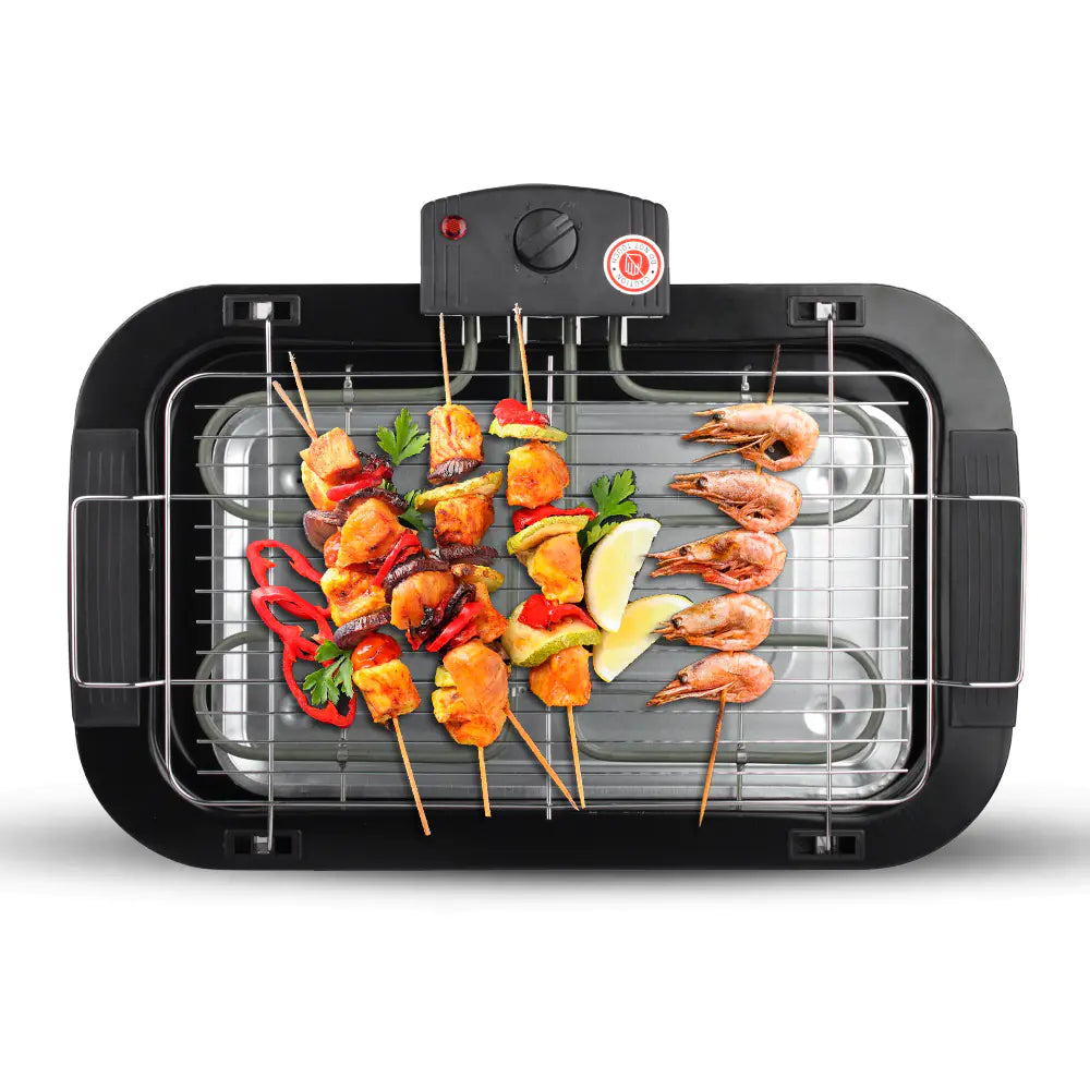 Electric BBQ Grill for Home & Outdoor Cooking