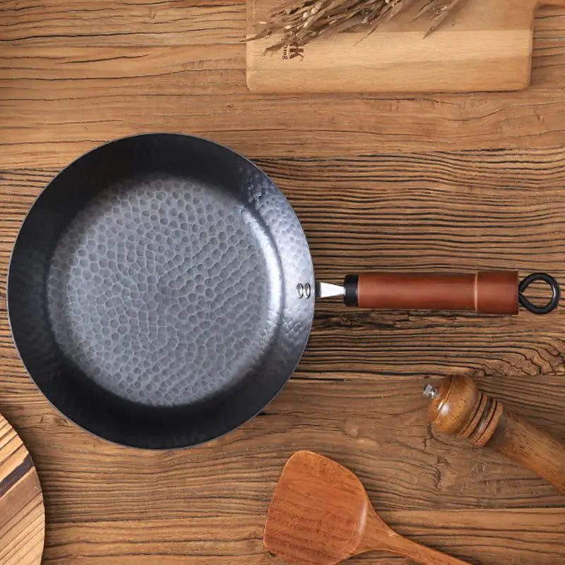 Non-Stick Flat-Bottomed Wok for General Use