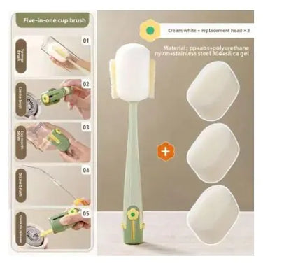 5-in-1 Multi-Purpose Cup Cleaning Brush