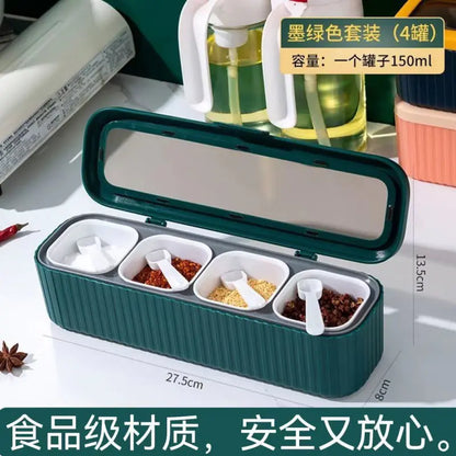 Thickened Spice Jar Set - Multifunctional Storage Box