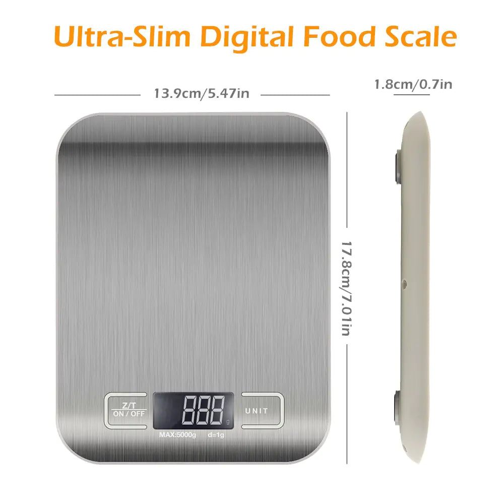 Precision Stainless Steel Food Scale