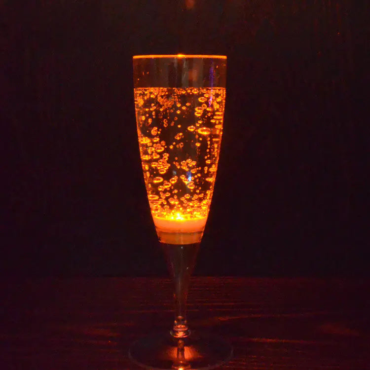 LED Color-Changing Plastic Goblet for Festive Mood