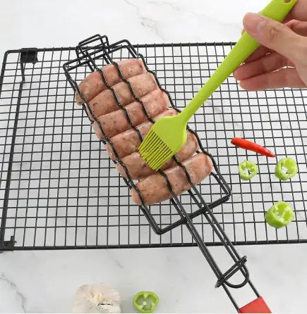 Hot Dog Grill Wooden Handle
