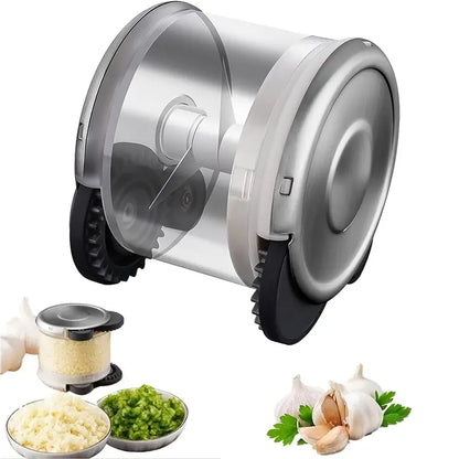 Rolling Garlic Chopper and Food Processor Tool
