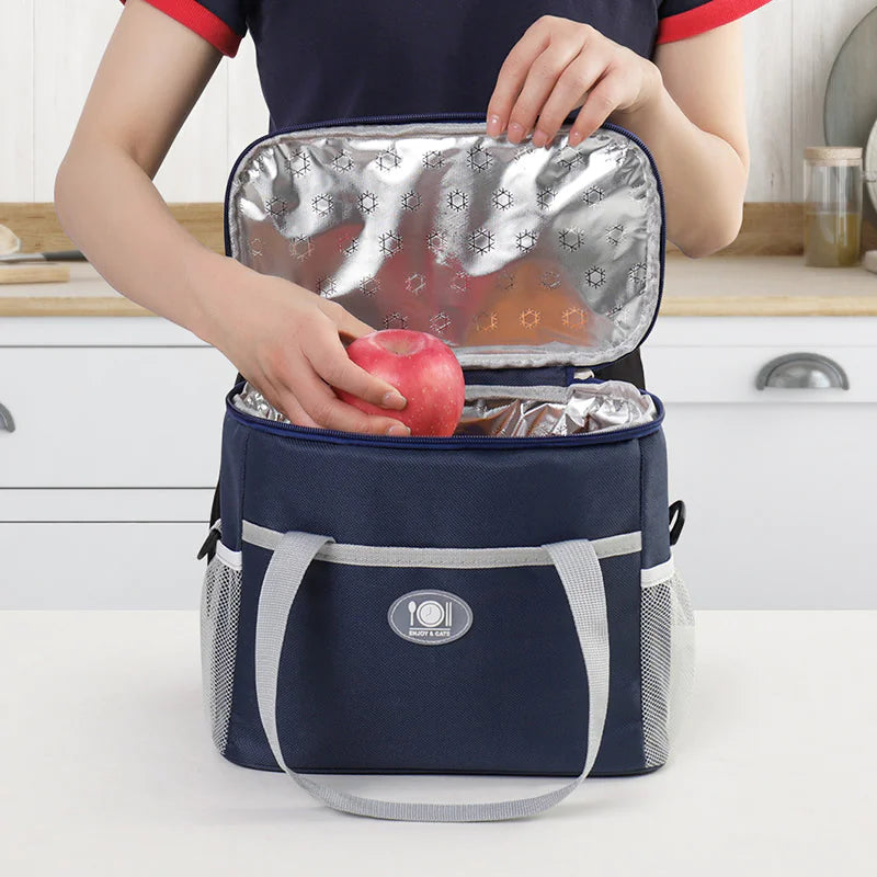 Thickened Waterproof Lunch Bag – Insulated, Leak-Proof, Reusable Lunch Tote for Work, School & Travel