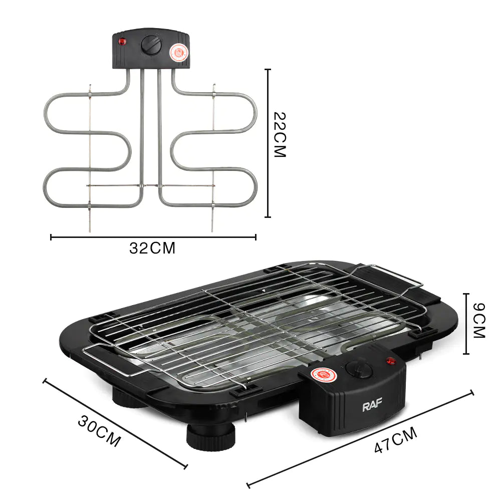 Electric BBQ Grill for Home & Outdoor Cooking