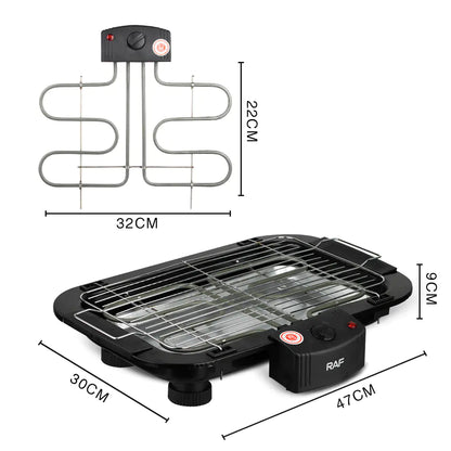 Electric BBQ Grill for Home & Outdoor Cooking