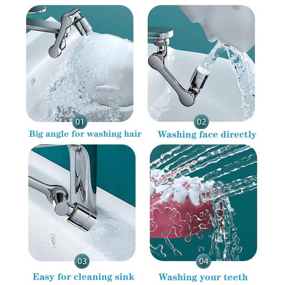 1080° Rotating Splash-Proof Faucet Adapter