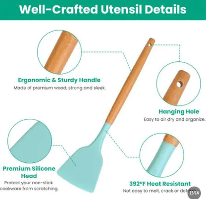 35 Piece Kitchen Cooking Utensil Set