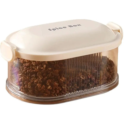 Spice Storage Box Kitchen Jar Sealed