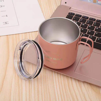 Stainless Steel Insulated Mug with Handle