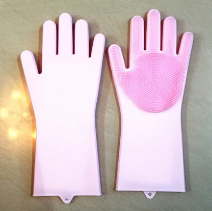 Silicone Cleaning & Dishwashing Gloves