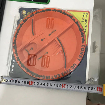 Kids Dinnerware Set with Truck and Excavator Plates