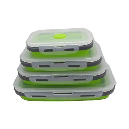 Square Silicone Folding Storage Box