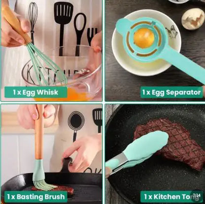 35 Piece Kitchen Cooking Utensil Set