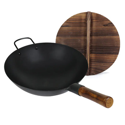 Forged Iron Manual Wok from Zhangqiu Craft