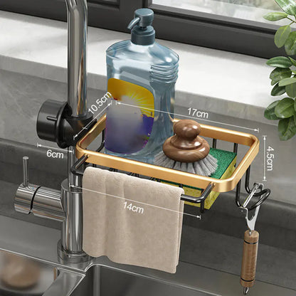 Multifunctional Kitchen Faucet Storage Rack