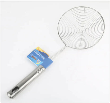 Stainless Steel Wire Slotted Spoon – Durable Kitchen Utensil for Frying, Draining & Cooking