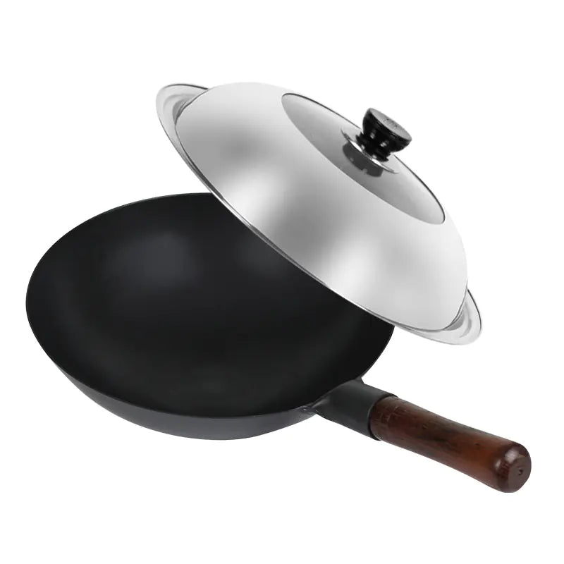 Forged Iron Manual Wok from Zhangqiu Craft
