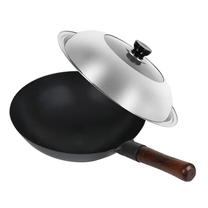 Forged Iron Manual Wok from Zhangqiu Craft