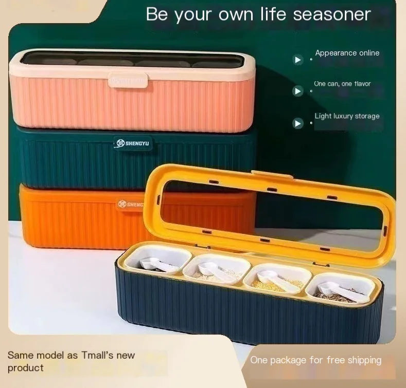 Thickened Spice Jar Set - Multifunctional Storage Box