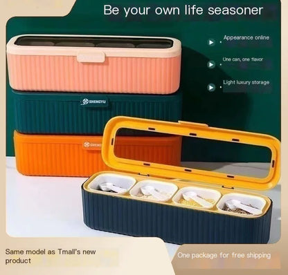 Thickened Spice Jar Set - Multifunctional Storage Box
