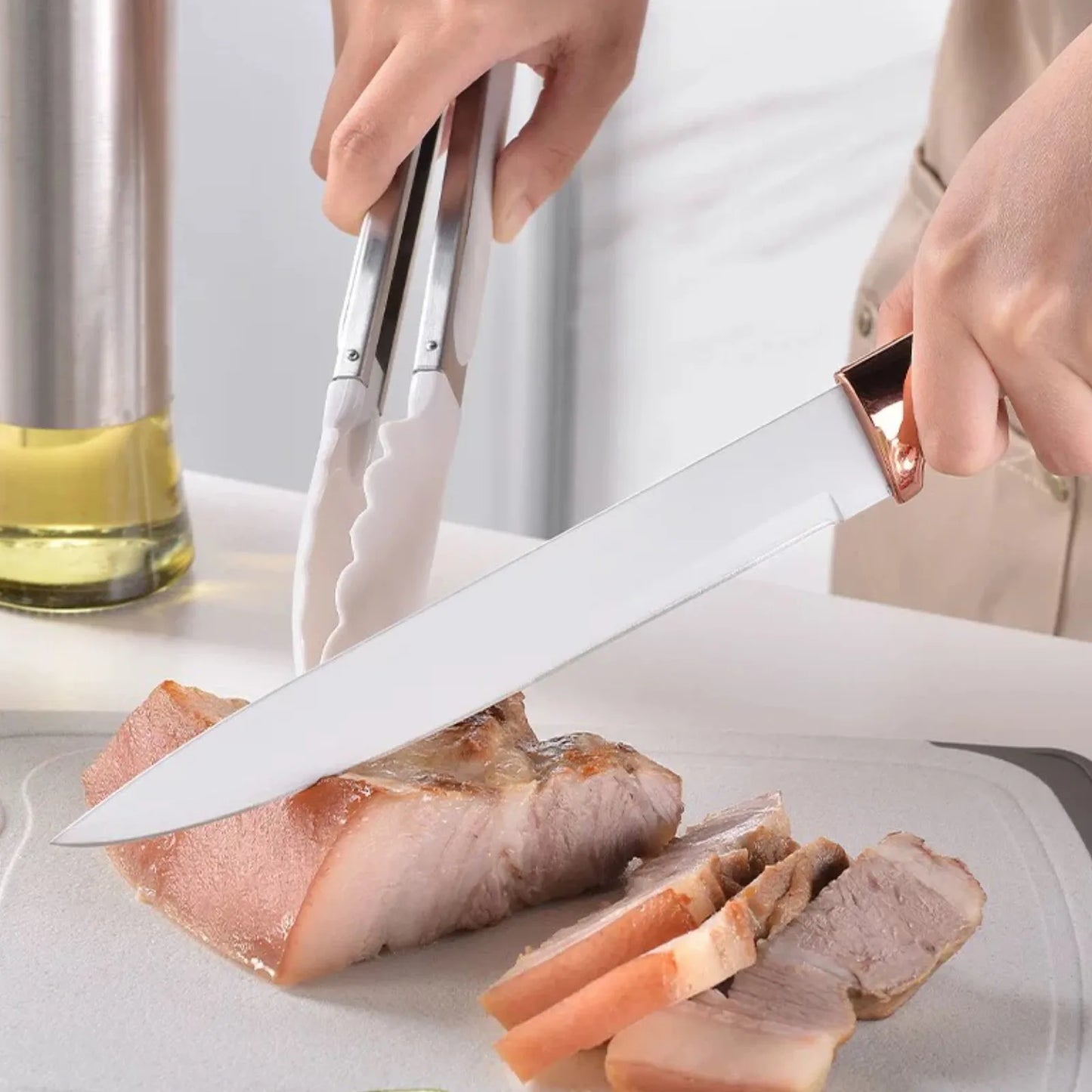 19-Piece Kitchen Knife Set with Knife Holder – Professional High Carbon Stainless Steel Cooking Knives