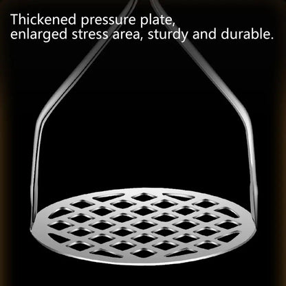 Stainless Steel Potato Masher & Ricer – Heavy-Duty Masher for Potatoes, Sweet Potato, Pumpkin & Veggie Purees, Kitchen Crusher Tool