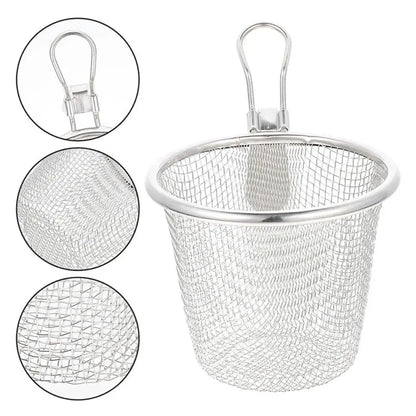 Durable Stainless Steel Mesh Strainer Spoon – Hot Pot, Frying, Noodles Scoop