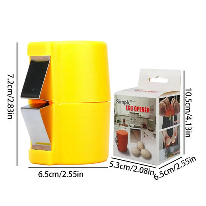 Egg Sheller & Opener Tool – Egg Beater and Separator for Boiled or Raw Eggs, Easy Peeler Kitchen Gadget for Baking & Cooking