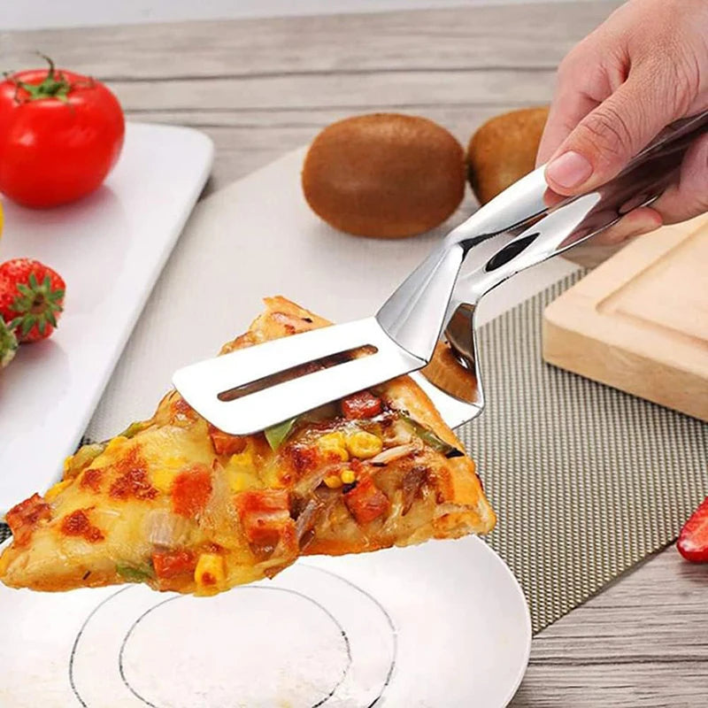Heavy Duty Steak Tongs – Thanksgiving Turkey Flipper & Holiday Grill Tool | Durable Metal Meat Turner for BBQ, Roasting & Cooking