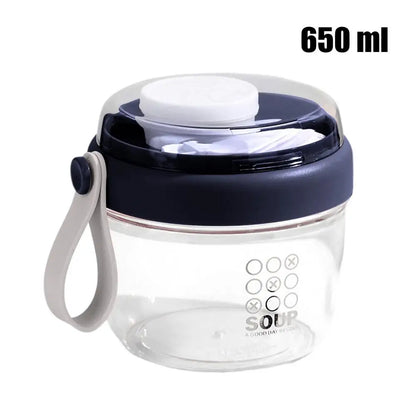 650ml Yogurt Parfait Cups With Handles Portable Yogurt Mug Breakfast Mug  Cereal Cup Meal Planning Containers for Milk Yoghurt