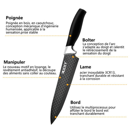 MDHAND High Carbon Stainless Steel Knives Handmade Forged Cleaver Chef Butcher Kitchen Knife Wood Handle Chef Knife Cooking Tool