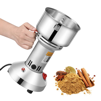 150g/500g Electric Herb & Grain Grinder – High-Speed 28,000 RPM Spice Mill for Coffee Beans, Nuts, Seeds, Flour & Powdered Herbs