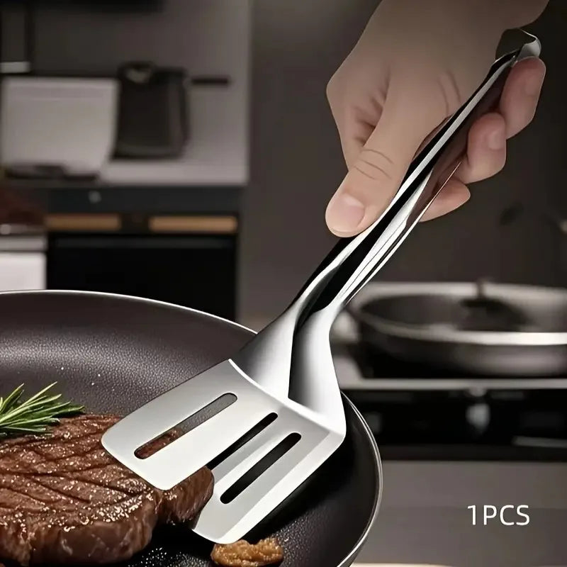 1-Pack Heavy Duty Steak Tongs - Thanksgiving Turkey Flipper & Holiday Grill Master Tool