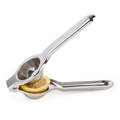 Stainless Steel Lemon Squeezer – Manual Citrus Juicer for Lemon, Lime & Orange | Heavy-Duty Fruit Press for Kitchen & Cooking