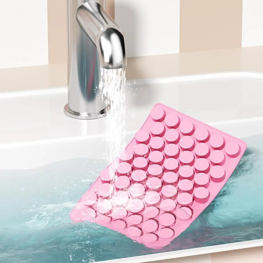Small Silicone Molds Homemade Cupcake Baking Maker Supply Non-stick 55-Cavity Silicone Cake Baking Cylinder Molds For Wax Resin