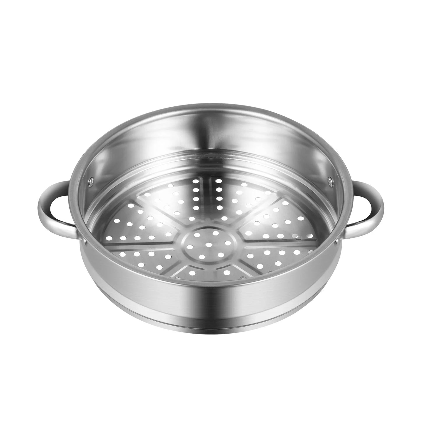 5-Tier Stainless Steel Steamer 15kg  Adjustable Grids Glass Lid for Home Kitchen Restaurant Dormitory Cooking