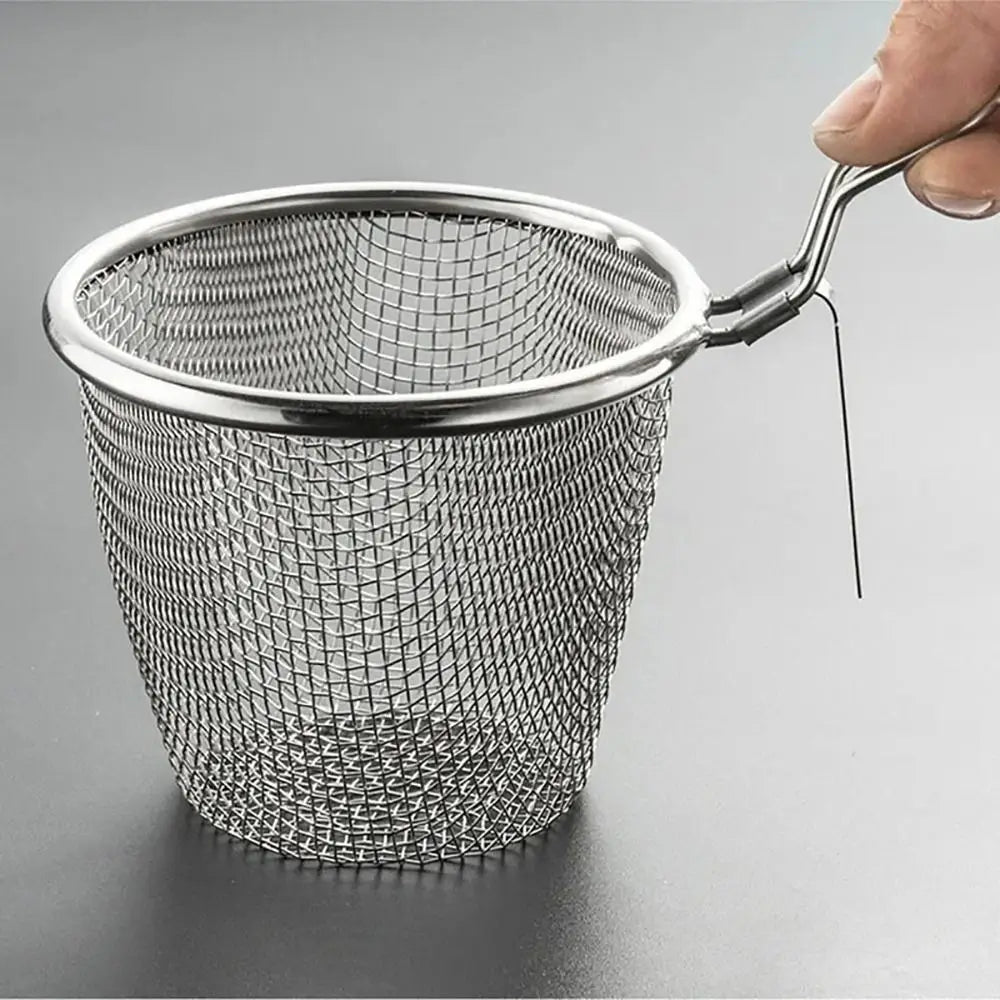 Durable Stainless Steel Mesh Strainer Spoon – Hot Pot, Frying, Noodles Scoop