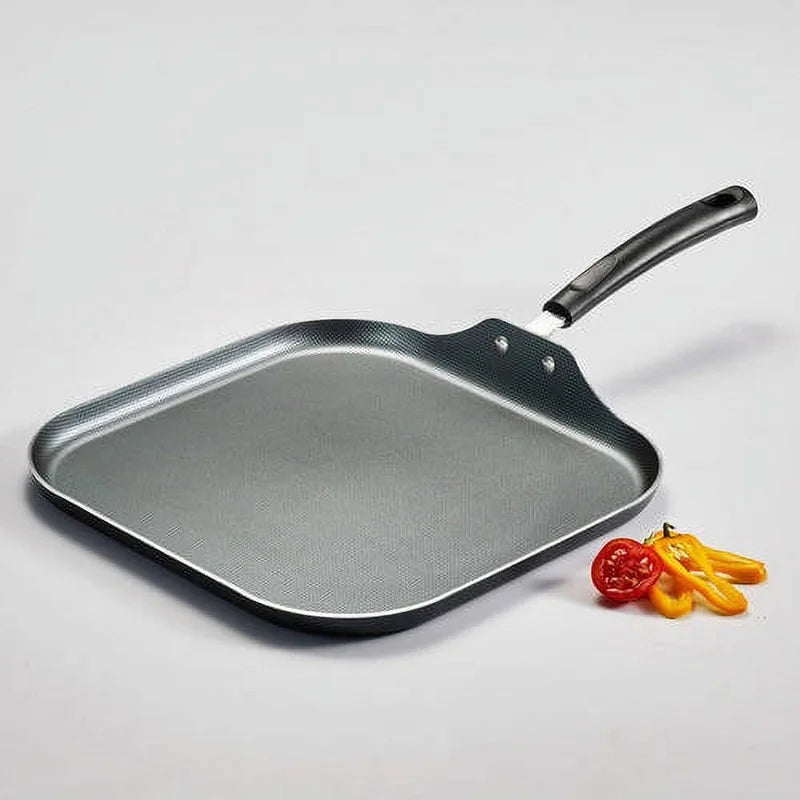 Nonstick Square Aluminum Griddle – Lightweight, Dishwasher-Safe Cooking Pan