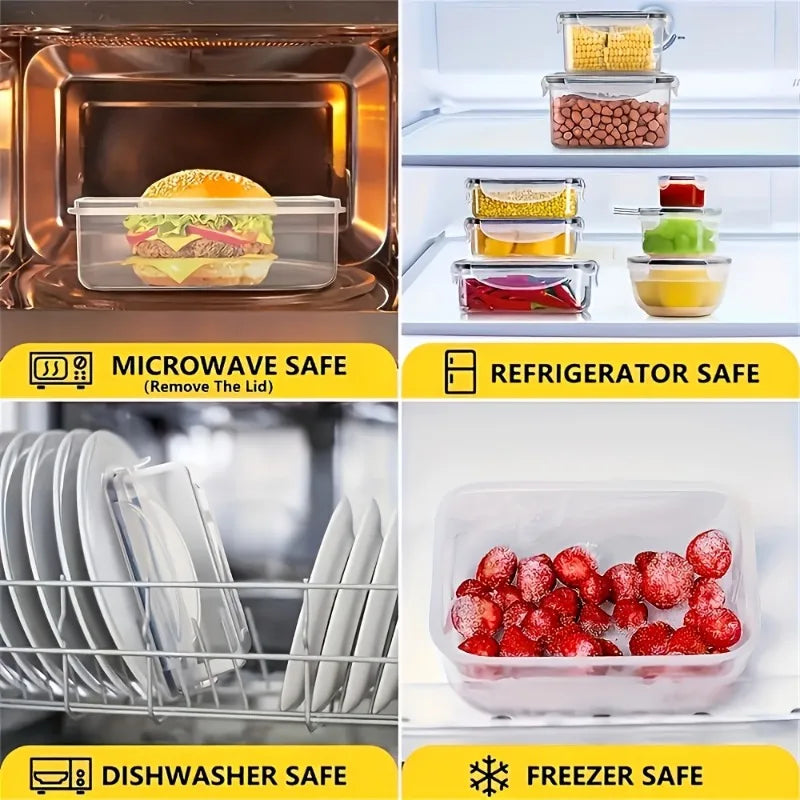 48-Piece BPA-Free Airtight Food Storage Set – 24 Containers with Lids & Labels