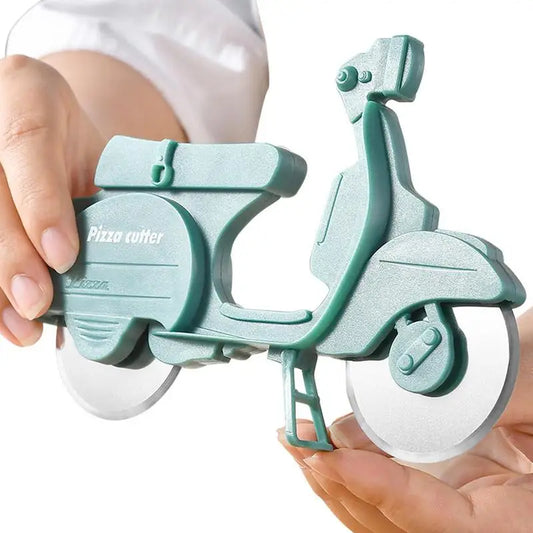 Pizza Dual Cutting Wheels With Ergonomic Handle Stainless Steel Food Chopper Multi-Function Roller For Dough Baking Tools Cheese